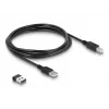 Lector de códigos de barras de mano DeLOCK 90587 1D 2D inalámbrico Bluetooth USB blanco