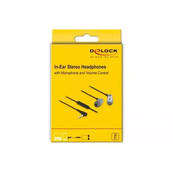 Auriculares DeLOCK 27183 intraurales jack de 3,5 mm micrófono control de volumen