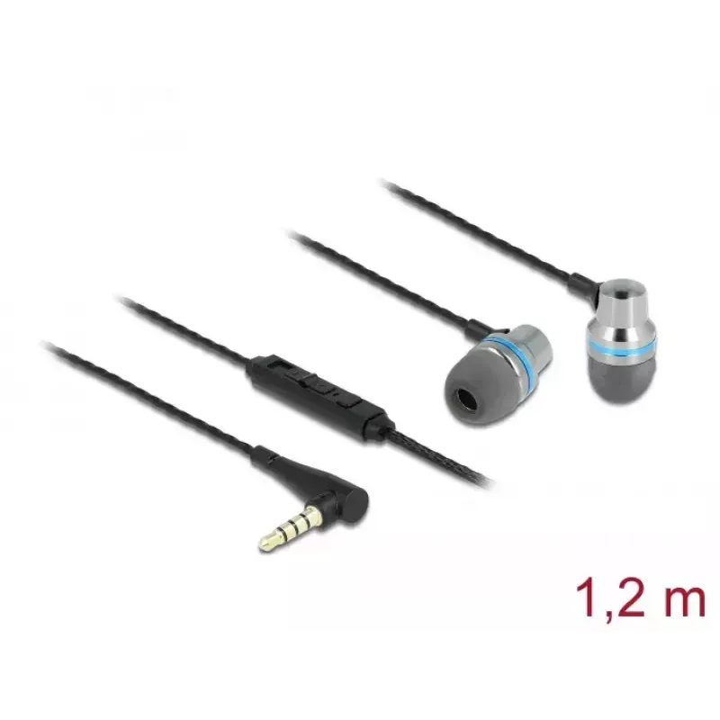Auriculares DeLOCK 27183 intraurales jack de 3,5 mm micrófono control de volumen