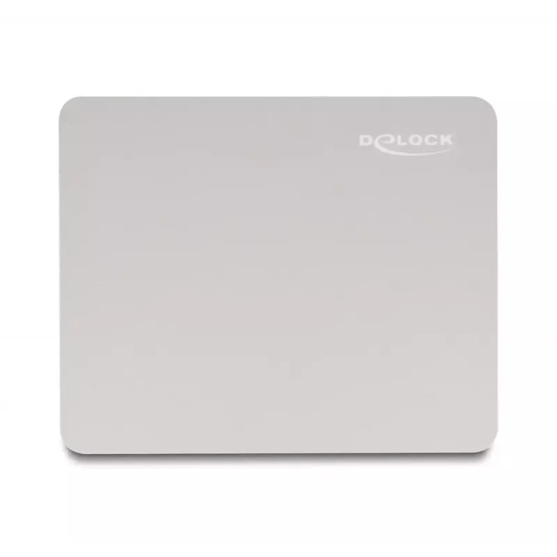DELOCK 12147 Alfombrilla de ratón gris 180x220 mm goma antideslizante