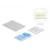 Protector de pantalla/trasera de cristal templado con privacidad para Apple iPhone 16 — DELOCK 81281, resistente a golpes y arañazos, negro/transparente, 1 ud.