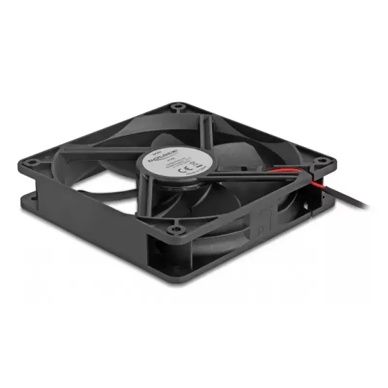 Delock 67292 ventilador axial 5 V DC, 120 x 120 x 25 mm, negro