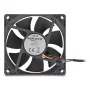 Delock 67296 ventilador axial 12 V DC, 80 x 80 x 25 mm, negro