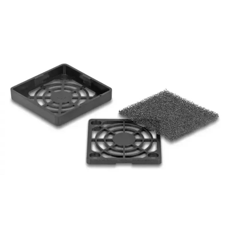 Rejilla para ventilador DeLOCK 67309 ABS negro 43,5 mm 32x32 mm
