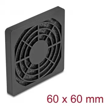 Rejilla para ventilador DeLOCK 67310 ABS negro 64 mm 50 x 50 mm