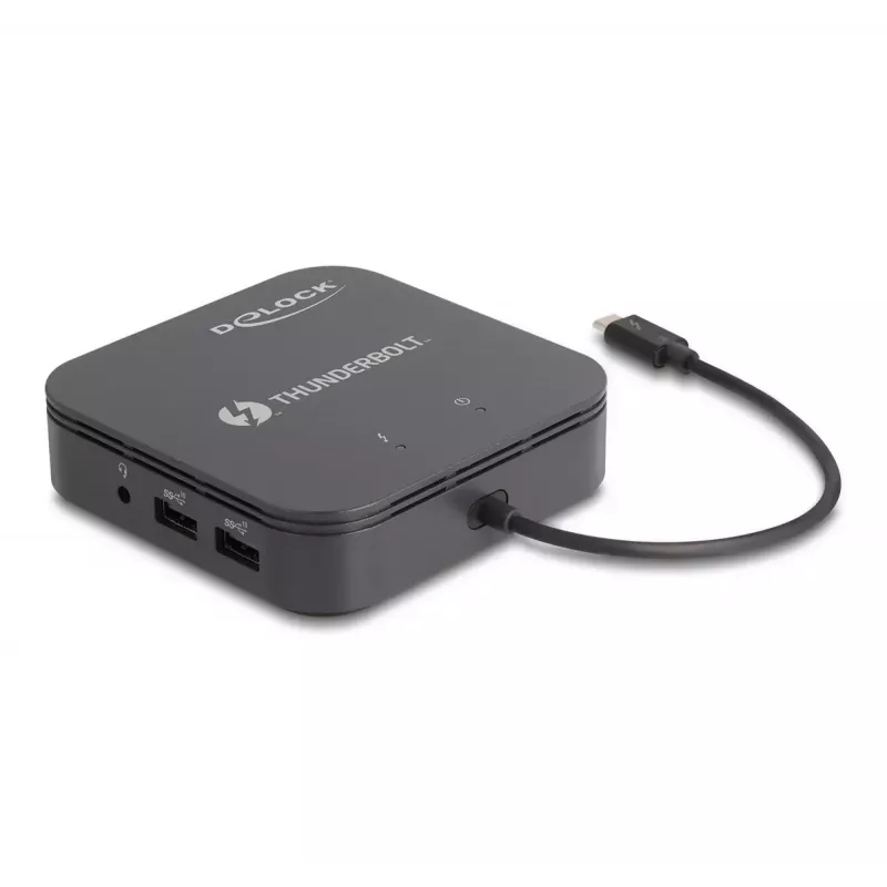 Mini docking station DeLOCK Thunderbolt 3 8K DisplayPort HDMI USB LAN Audio PD 3.0