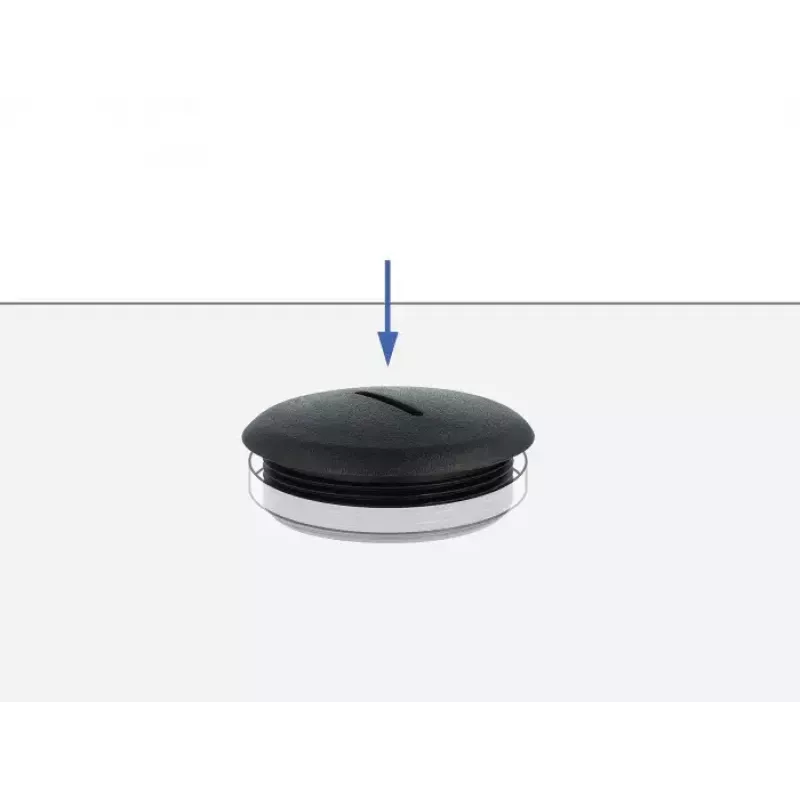 Tapa para tubo DeLOCK 60228 negro nailon
