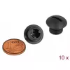 Tapa para tubo DeLOCK 60228 negro nailon