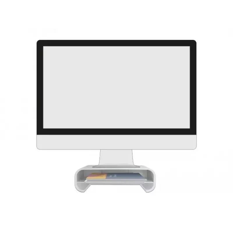 Soporte para monitor DeLOCK 18324 con cajón blanco