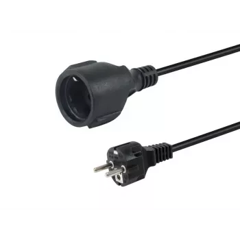 Equip 112183 Cable de alimentación negro 10 m CEE7/7 CEE7/3