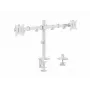 Equip Soporte de mesa ajustable para doble monitor de 17
