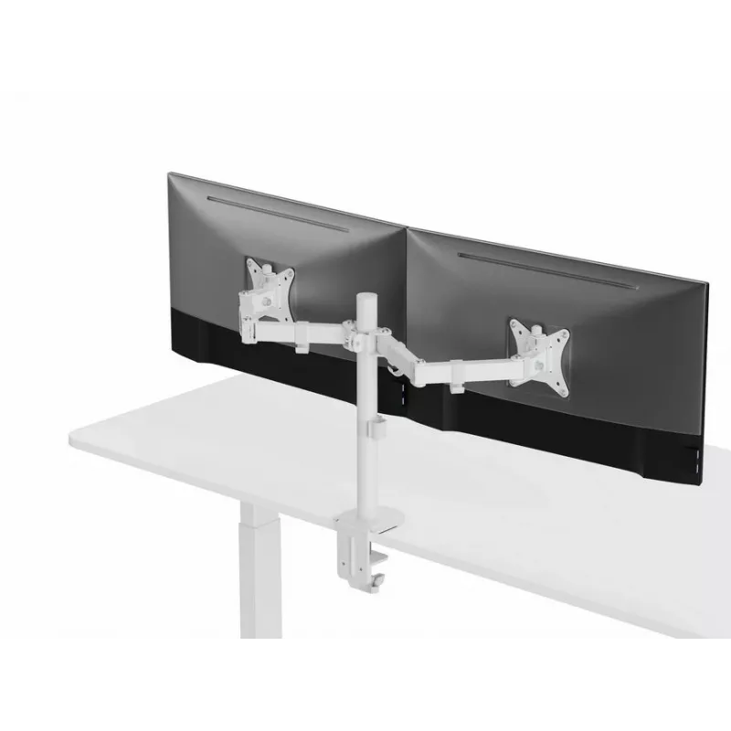 Equip Soporte de mesa ajustable para doble monitor de 17