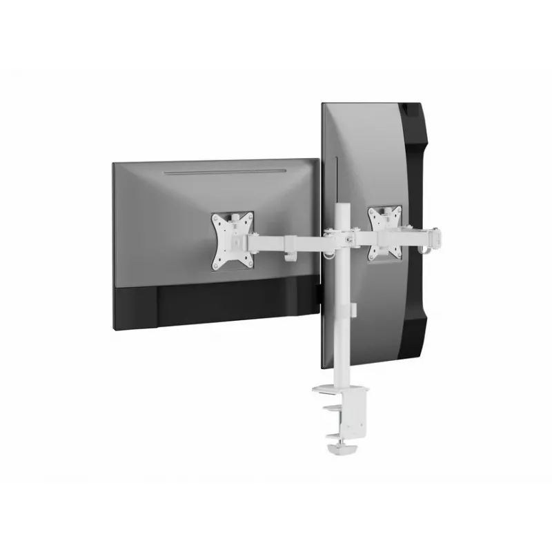 Equip Soporte de mesa ajustable para doble monitor de 17