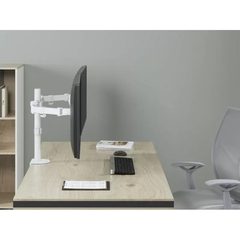 Equip Soporte de mesa ajustable para doble monitor de 17