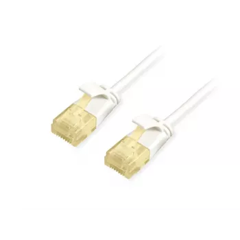 Equip Cable de red Cat.6A U/UTP fino 0,15 m blanco 10000 Mbit/s