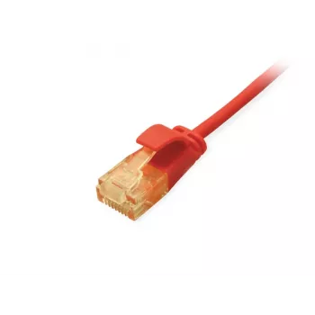 Cable de red Cat.6A U/UTP fino Equip 0,5 m rojo 10000 Mbit/s