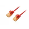 Cable de red Cat.6A U/UTP fino Equip 1 m rojo 10000 Mbit/s