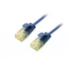 Cable de red Cat.6A U/UTP fino Equip 0,5 m azul
