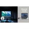 Techly IDATA USBC-HUB5WL Extensor AV transmisor y receptor AV negro
