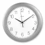 Hama Teneriffa Reloj analógico redondo plateado, blanco