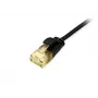 Cable de red Cat.6A U/UTP fino Equip, 3,0 m, negro