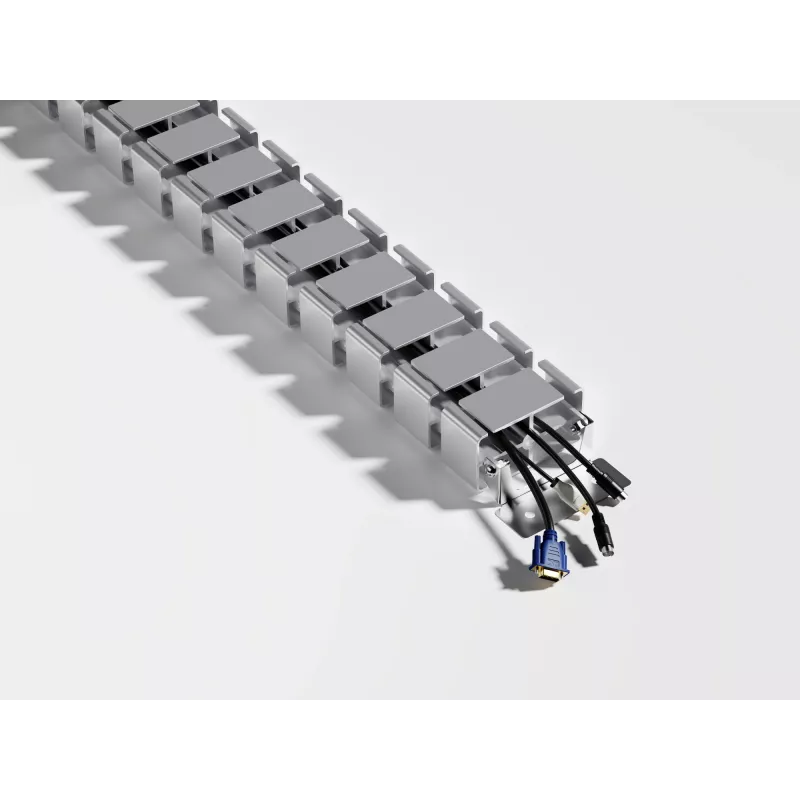 Canaleta para cables Equip Deluxe gestión de cables en espina gris
