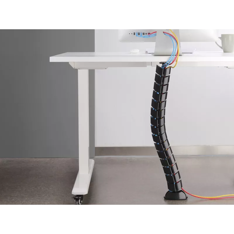 Canaleta para cables Equip guía de cables de doble canal negra