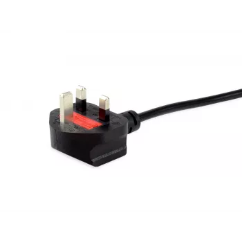 Cable de alimentación Equip UK, C13 a BS1363, 2 m, negro, fusible 10 A