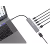 Adaptador multifunción Equip USB-C 6 en 1, HDMI 4K/30Hz, USB-C x4, USB-A x1, 5Gbps, 100W USB PD