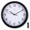 Hama Elba Reloj de cuarzo redondo negro, blanco