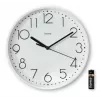 Hama Salina Reloj de cuarzo redondo blanco