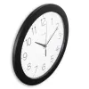 Hama Teneriffa Reloj analógico redondo negro, blanco