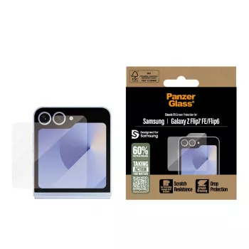 PanzerGlass® Protector de pantalla Samsung Galaxy Z Flip7 FE | Flip6 | Classic Fit