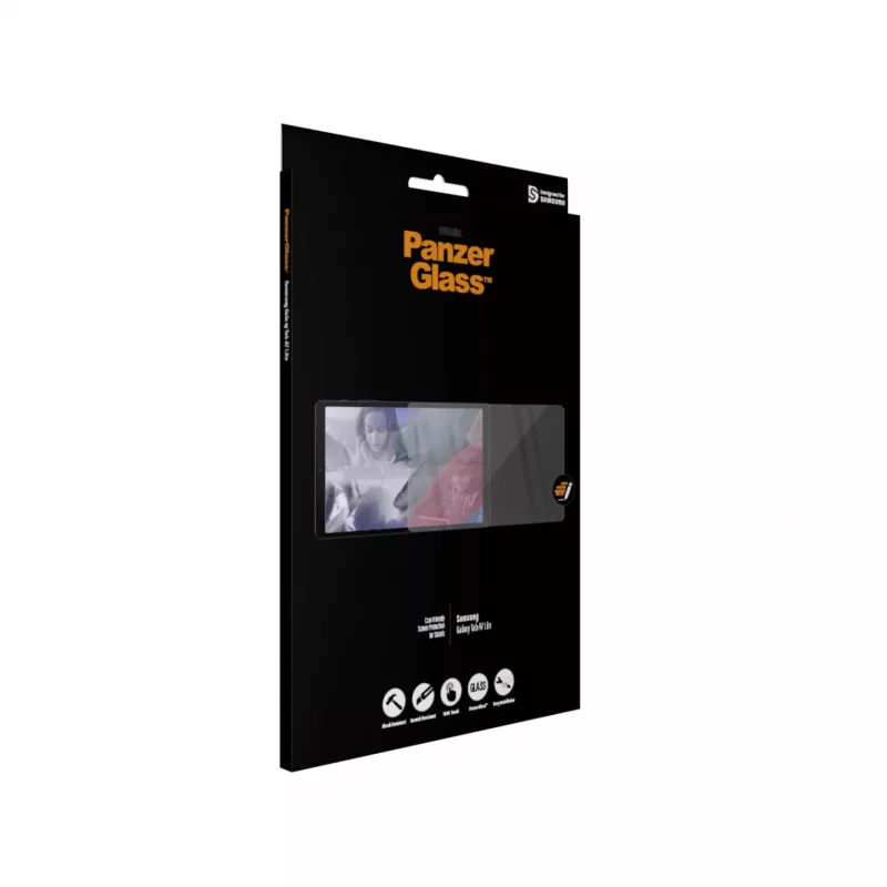 PanzerGlass® Lámina protectora de pantalla Samsung Galaxy Tab A7 Lite, Samsung, Samsung - Galaxy Tab A7 Lite, aplicación en seco, resistente a arañazos, resistente a impactos, transparente, 1 ud.