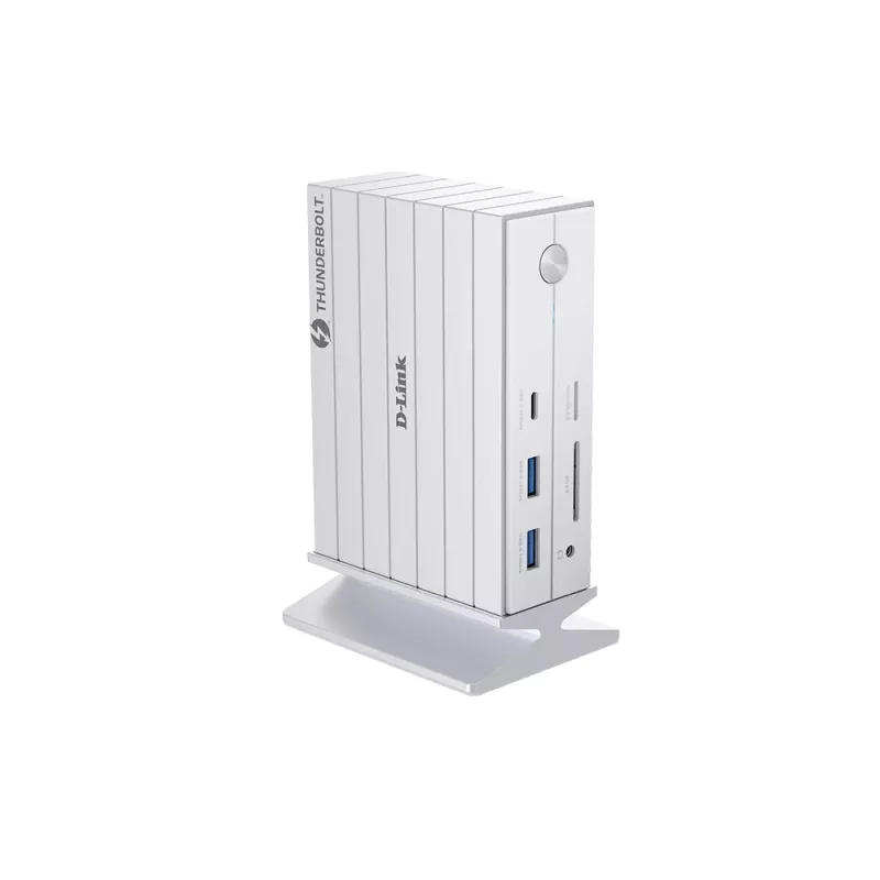 D-Link DUF-E01/E dock para portátil/replicador de puertos con cable Thunderbolt 4 blanco
