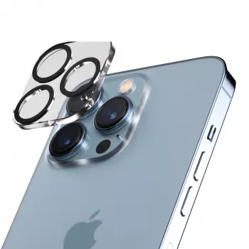 Protector de cristal para objetivo de cámara PanzerGlass Apple iPhone 13 Pro 13 Pro Max resistente a arañazos e impactos