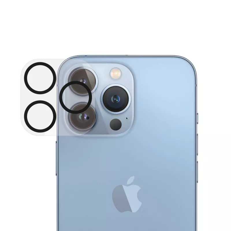 Protector de cristal para objetivo de cámara PanzerGlass Apple iPhone 13 Pro 13 Pro Max resistente a arañazos e impactos