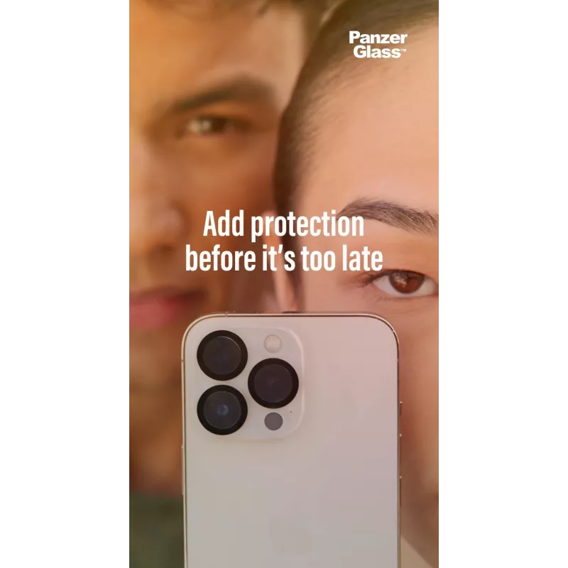 Protector de cristal para objetivo de cámara PanzerGlass Apple iPhone 13 Pro 13 Pro Max resistente a arañazos e impactos