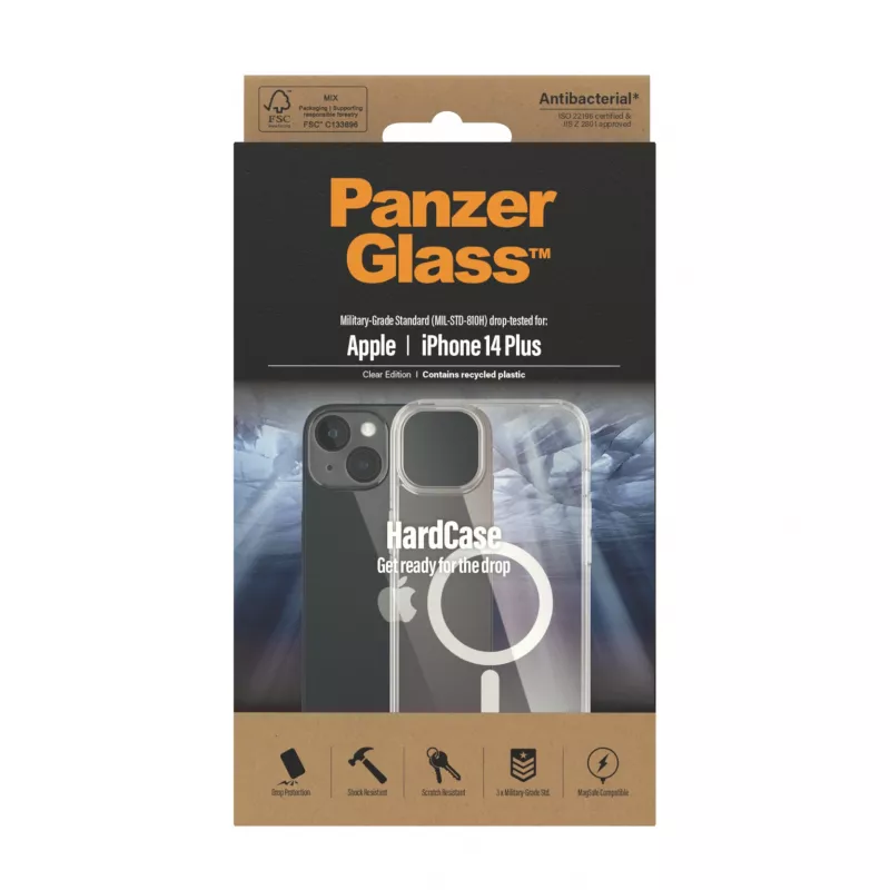 Funda rígida PanzerGlass ® transparente con MagSafe blanco iPhone 14 Plus