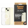 Funda protectora rígida MagSafe PanzerGlass para iPhone 15 Plus — plástico reciclado transparente, compatible con pantalla de 6,69