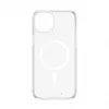 Funda protectora rígida MagSafe PanzerGlass para iPhone 15 Plus — plástico reciclado transparente, compatible con pantalla de 6,69