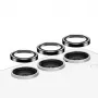 Protector de lentes de cámara PanzerGlass Hoops Samsung Galaxy S23 FE negro resistente a arañazos y golpes