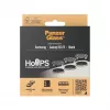 Protector de lentes de cámara PanzerGlass Hoops Samsung Galaxy S23 FE negro resistente a arañazos y golpes