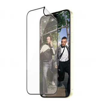 Lámina protectora de pantalla PanzerGlass ® ECO MATRIX con D3O® iPhone 15 Plus | Ultra-Wide Fit con AlignerKit