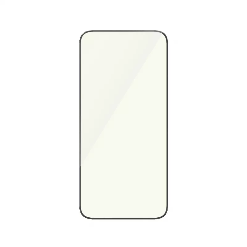 Cristal protector de pantalla PanzerGlass Eyecare para iPhone 15 Plus — Ultra-Wide Fit, resistente a golpes, instalación en seco