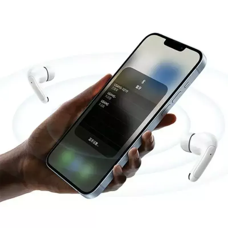 Auriculares Bluetooth Usams TW S 5.3 X-Don doble micrófono lila