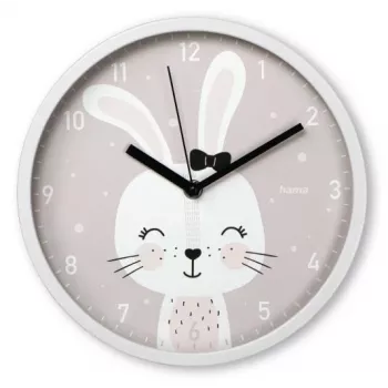 Hama Maui Reloj de cuarzo redondo Gris, Blanco