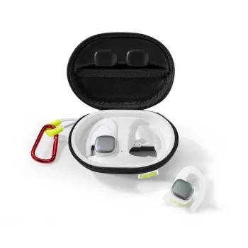 Hama Spirit Athletics auriculares True Wireless Stereo (TWS) con gancho deportivos Bluetooth blanco, amarillo