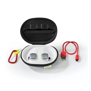Hama Spirit Athletics auriculares True Wireless Stereo (TWS) con gancho deportivos Bluetooth blanco, amarillo