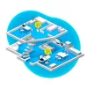 Repetidor 1200 AX Edition International, repetidor de red, 2400 Mbit/s, WLAN, Ethernet-LAN, blanco